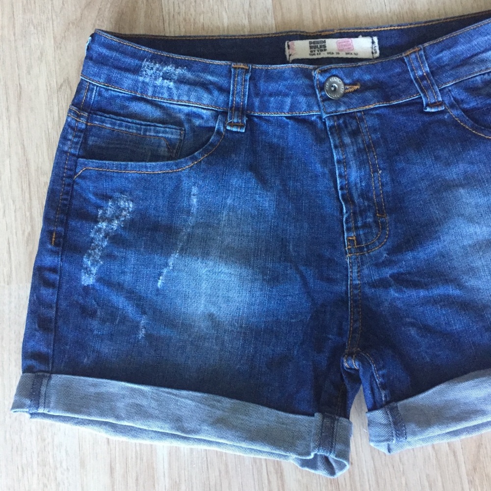 Denim Rules By TRF Women’s Denim Shorts . New - Picture 3 of 6